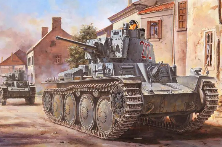 

HobbyBoss model 80138 1/35 German Pz.Kpfw. / Pz.BfWg 38(t) Ausf. B
