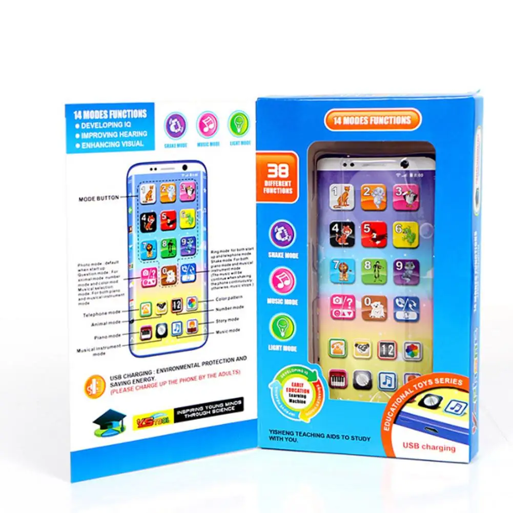 

Kids Sing Plastic Phones Toy Rechargeable Music Learning Mobile Phone For Children Cellphone Toy