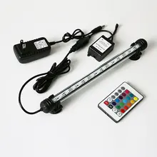 Красочный RGB пульт дистанционного управления 5050 Светодиодный светильник для аквариума 3W светодиодный SMD 5050 Светодиодный светильник для аквариума светодиодный светильник для аквариума светильник RGB