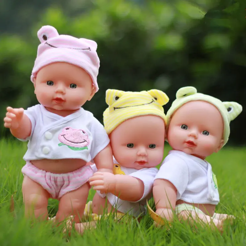 [Верх] 30 см Реалистичного Reborn Baby Doll может говорить звук кукла 100% безопасный мягкий