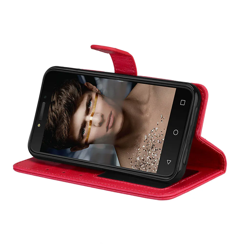 Чехол для Alcatel Shine Lite (5 0) OT5080 роскошный чехол книжка с бумажником и подставкой 5080