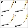 Makeup Professional Eyelashes Tweezers High Precision Stainless Steel Fan Lash Eyebrow Tweezer 3D Volume Eyelash Extension Tools 2