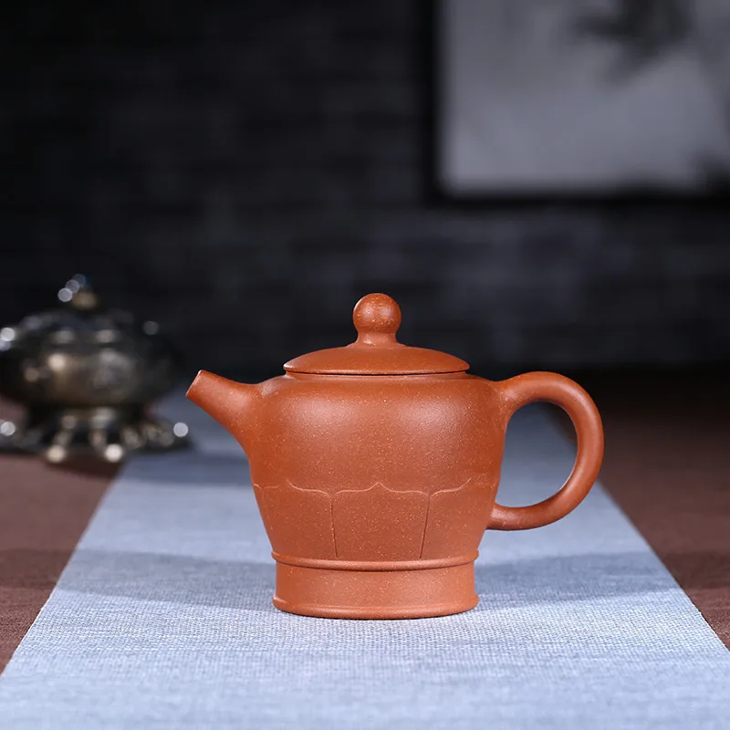

Pottery Teapot Quality Goods Manual Famous Raw Ore Down Slope Mud Lotus Kettle Kungfu Online Teapot Tea Set Suit Wholesale