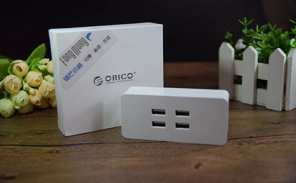 ORICO 20 Вт 4 порты и разъёмы USB зарядное устройство с супер зарядки технология 5V2. 4A выход настольное зарядное usb-устройство для мобильного телефона планшеты