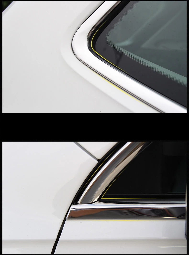 Lsrtw2017 304 нержавеющая сталь окна автомобиля планки для volkswagen tiguan L 2nd generation