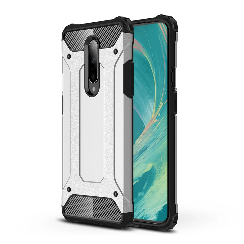 

For Oneplus 7 case Hybrid Rugged Dual Layer Armor Back Cover For One plus 5 5T 6 6T Shockproof TPU+PC Protective Coque Fundas