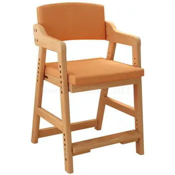 

Student Study Chair Lifting Chair Backrest Household Desk And Chair Correction Sitting Posture Writing Chair Adjustable Solid Wo