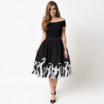 

2019 new fashion, leisure, a-character hemiskirt, squid pattern, digital printing, tight collection, thin pleated skirt trend