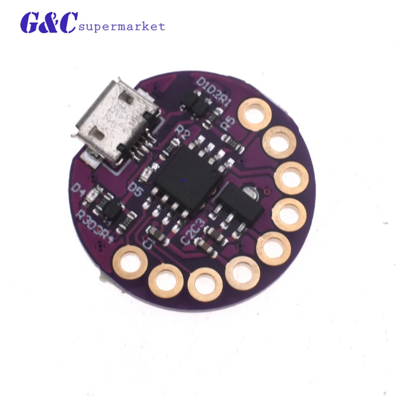 Micro USB LilyTiny LilyPad ATtiny85 макетная плата носимый модуль для Arduino программируемый SRAM
