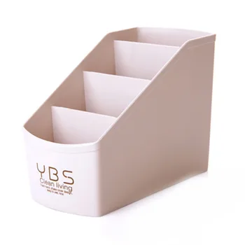 

YiCleaner Plastic Storage Box Makeup Organizer Cosmetic Storage Box Home Desk Brush Pen Holder Sundries Object Container