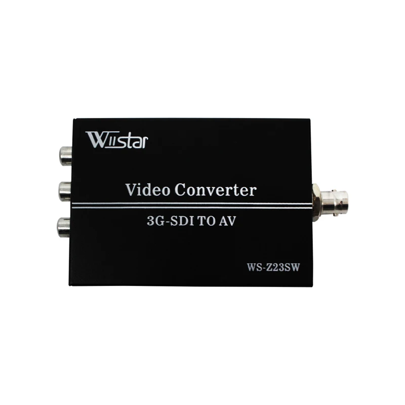 Wiistar HD/3G-SDI к AV конвертер CVBS SDI к 3RCA композитный аудио-видео конвертер адаптер для проекционного монитора камеры