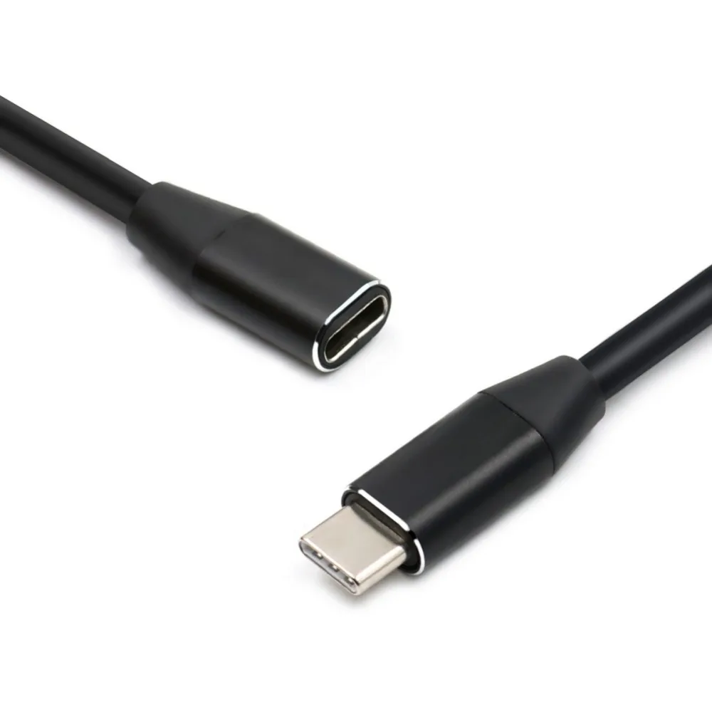 Тип C USB 3,1 папа-USB-C Женский удлинитель для передачи данных 10 Гбит/с 1080P Высокое разрешение совместимый для Macbook Air