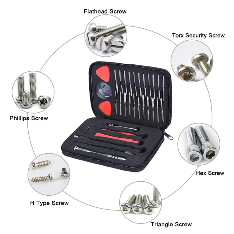 KALAIDUN 32 в 1 Прецизионный Многофункциональный Набор отверток обслуживание мобильных телефонов маленький компьютер разборка набор ручных инструментов