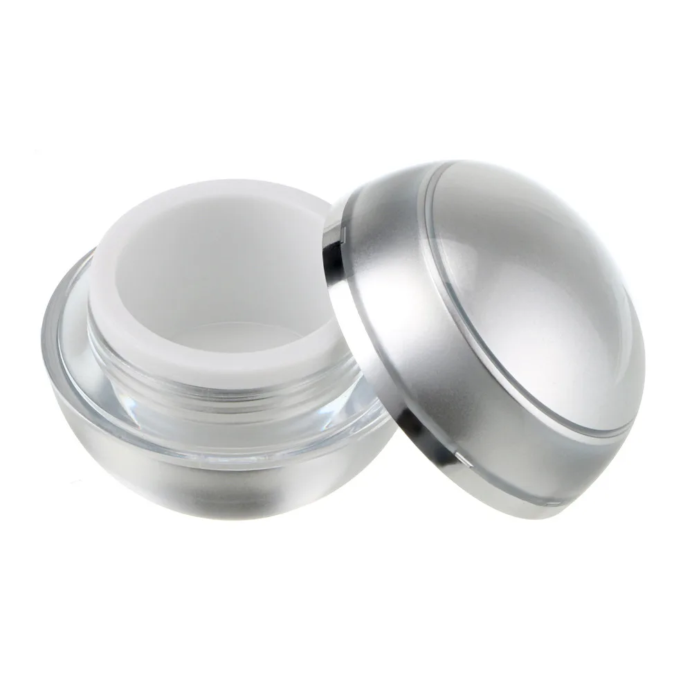 

2PCS 5g Refillable Bottles Plastic Empty Makeup Jar Pot Travel Face Cream/Lotion/Cosmetic Container For NAIL ART Makeup