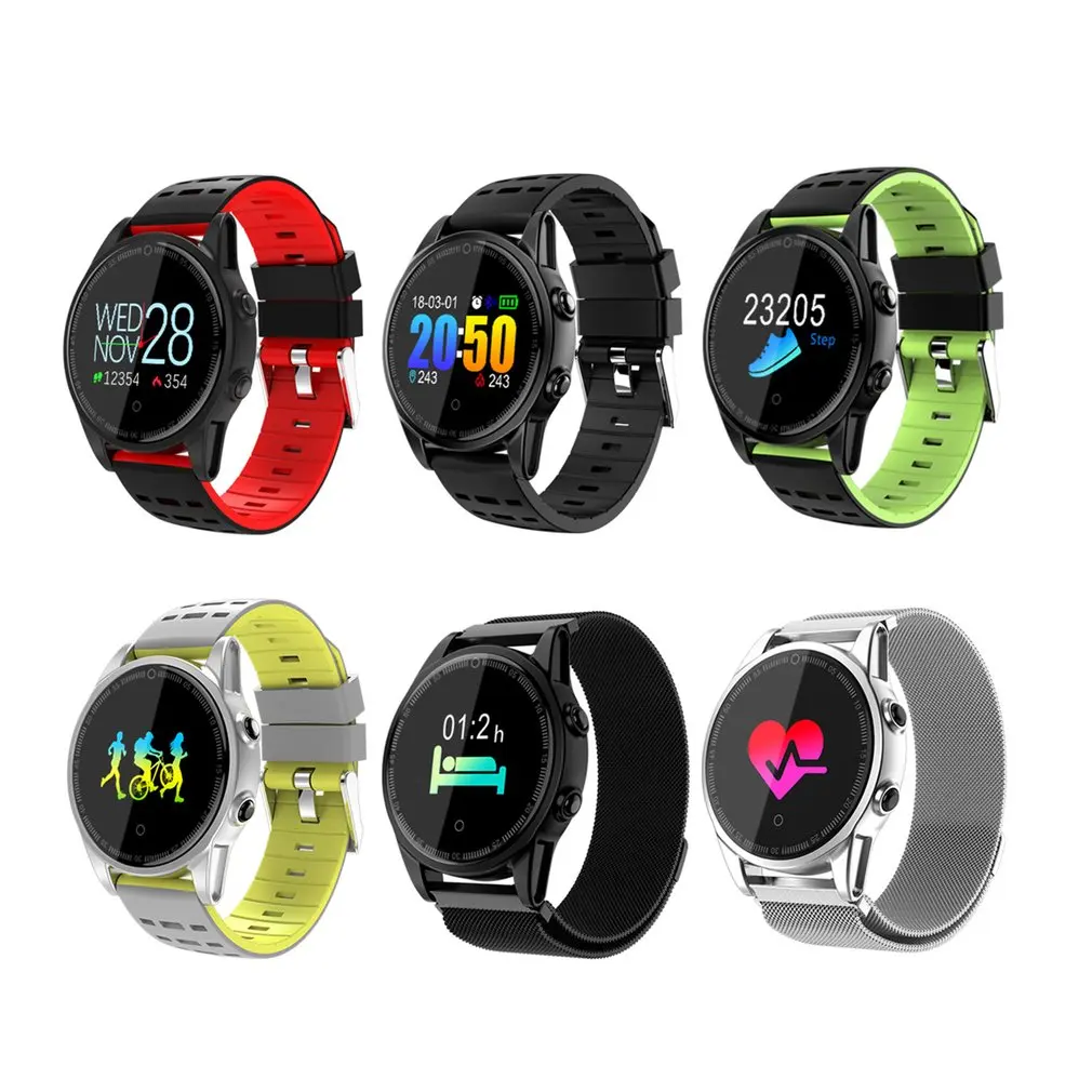 R13 Смарт-часы наручные часы-пульсометр Sport Band Фитнес трекер Smartwatch Bluetooth браслет для IOS и Android