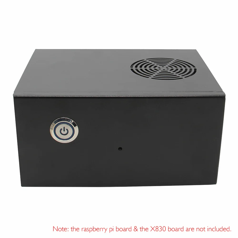 Raspberry Pi 3 Model B Plus/3B & X830 HDD SATA металлический корпус/корпус + охлаждающий вентилятор
