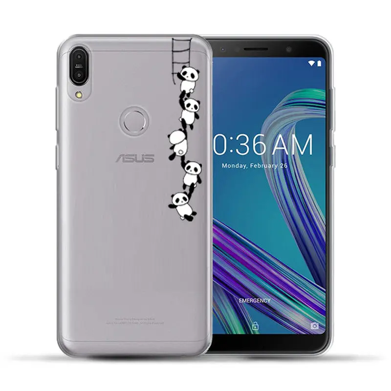 Arvin Clear Silicone Pattern Cover for ASUS Zenfone max Pro m1 ZB601KL Soft TPU Phone Cases for ASUS ZC520KL ZC554KL ZC520TL Bag (13)