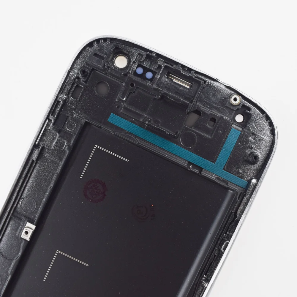 I9300 дисплей для samsung Galaxy S III S3 i9300 i9301 i9305 i535 i747 ЖК-дисплей модуль+ сенсорный датчик экрана в сборе рамка