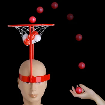 

Headband Hoop Ball Toy Catching Basketball Kid Game Head Strap with 20 Balls-P101