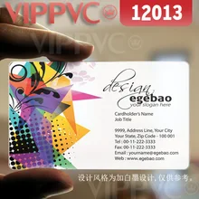 12013 онлайн визитная карточка-матовые лица прозрачная карта тонкий 0,36 мм