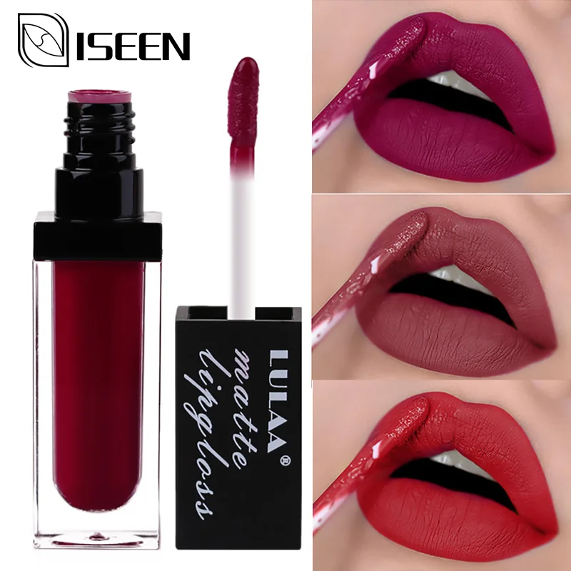 

Matte Liquid Lipstick Lips Maquiagem Long Lasting Waterproof Matt Lip Gloss Make up Cosmetics Mate Lip Stick Lipgloss Makeup