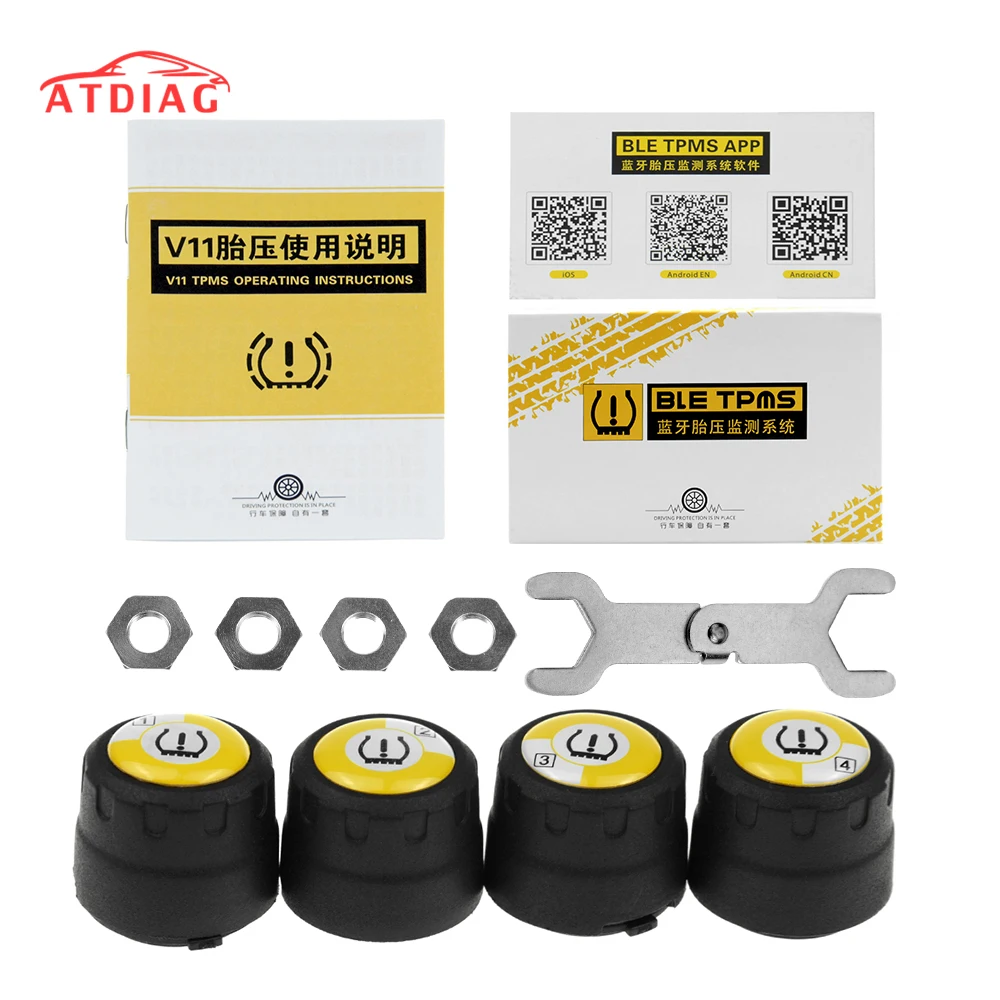 Лучшие датчики Bluetooth 4 0 Автомобильный внешний датчик TPMS система контроля