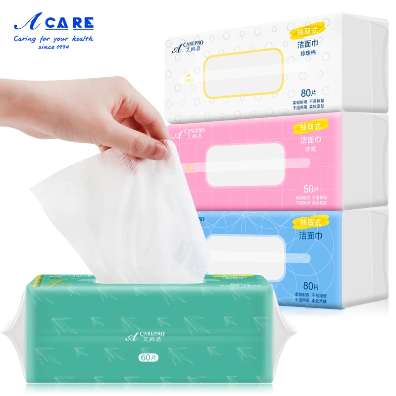 

Disposable Cleansing Towel Makeup Remover Face Care Cosmetic Cleansing Cotton Facial Tissue Face Wipe Soft Cotton Skin Care Tool