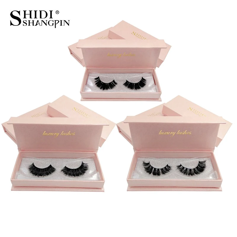 

False eyelashes natural makeups 3d mink volume lashes handmade eye lashes 3d mink faux eyelash extensions maquillaje faux cilio