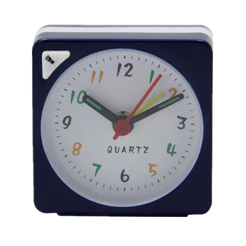 

Operated With Snooze LED Light Trip Bed Compact Alarm Clocks Mini Travel Alarm Clock Analogue Quartz Battery