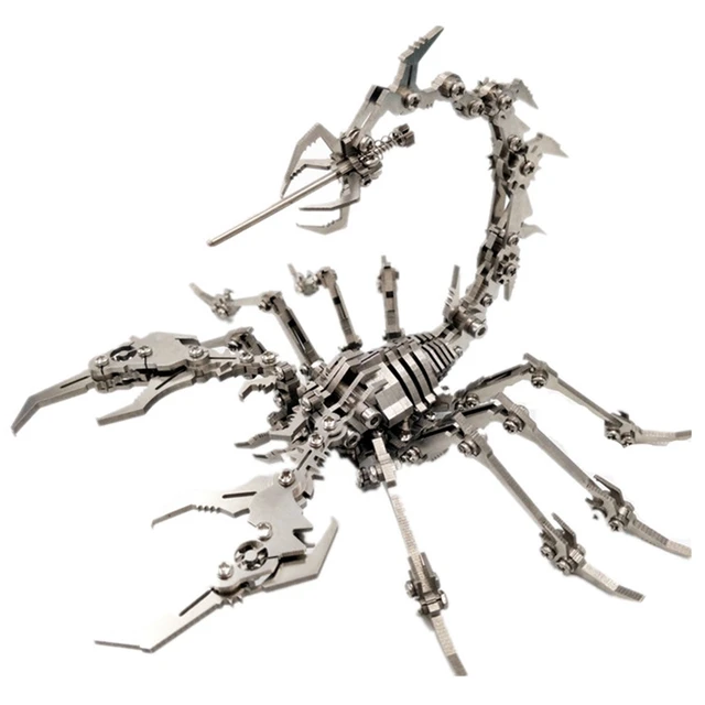 US $39.72 Robot Insect Tweezers 3D Steel Metal Finished Model Joint Mobility Miniature Model Kit Educational
