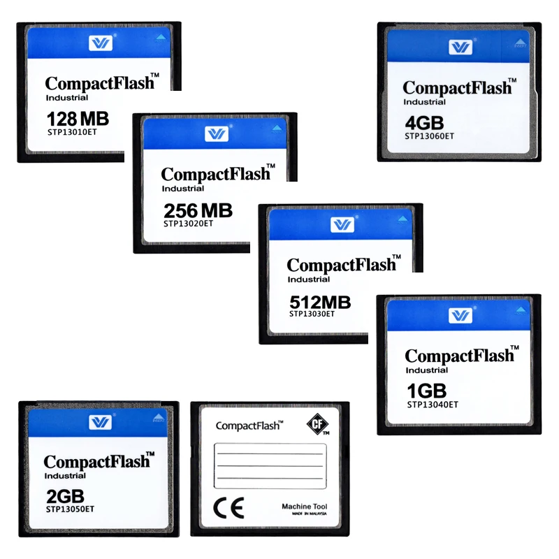 Карта CF 128MB 256MB 512MB 1GB 2GB CompactFlash CF карта с адаптером PCMCIA карта памяти для автомобиля MP3