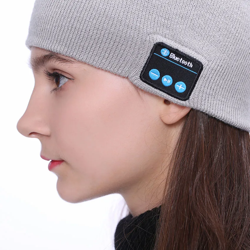 

2018 Newest Wireless Bluetooth Headphones Fashion Music Hat Smart Caps Headset Earphone WInter Warm Hat for Phone Computer