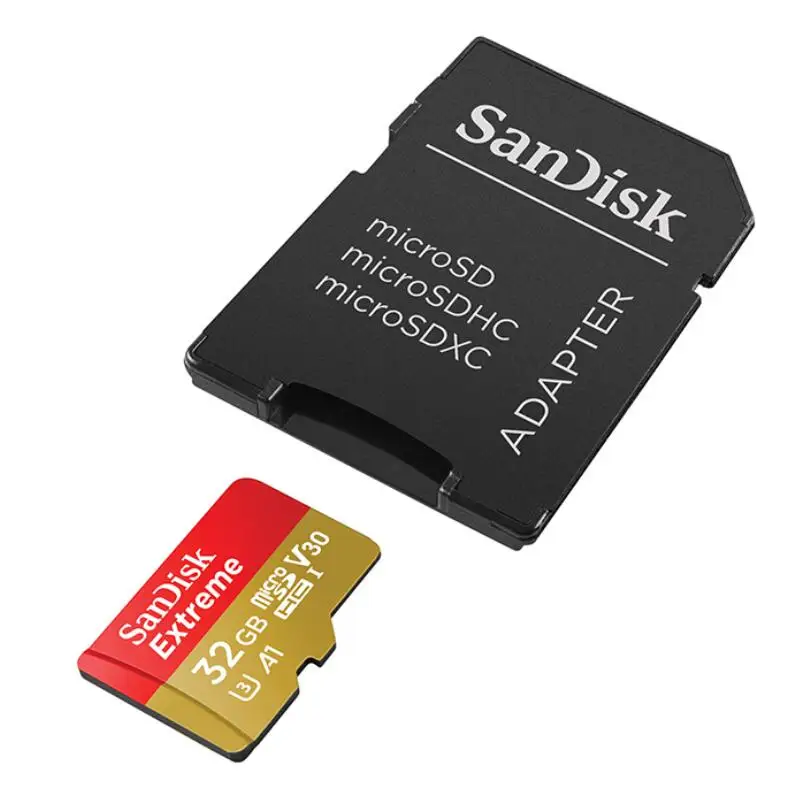 Карта памяти SanDisk microsd на 64 Гб оперативной памяти, 32 Гб встроенной памяти, 90 МБ/с. TF usb флэш-накопитель micro sd карты class10 адаптер tf карты