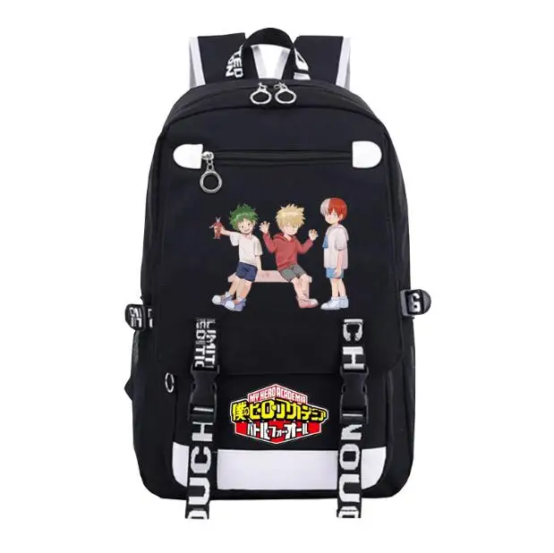 

My Hero Academia Izuku Midoriya Backpack Rucksack Schoolbag Bookbag Boku No Hero Academia Cartoon Backpack Laptop Shouldres Bag