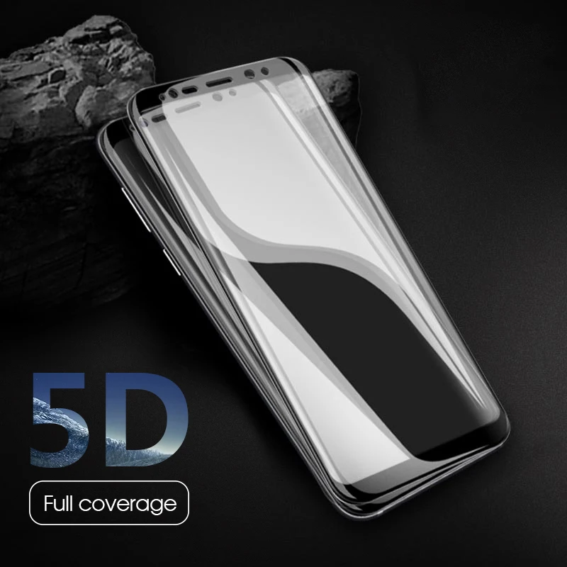 Реальный 5D с округленными изогнутыми краями закаленное Стекло для samsung Galaxy A50 A40 A30 A70 S10e A6 A7 A750 A8 A9 J4 J6 плюс Стекло