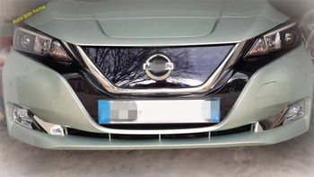 

Lapetus Side Car Front Fog Lights Lamps Protector Kit Cover Trim 2 Piece /Set For Nissan Leaf 2018 ABS Auto Accessories