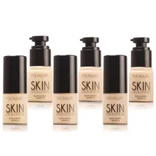 Focallure Foundation Face makeup 8 colors Foundation Liquid Invisible Wrinkle Natural Base make up colopaint 8 colors face painting kits parties makeup non toxic paint 8 vibrant colors with brushes for kids face make up