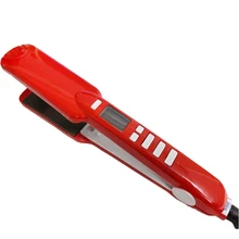 Профессиональный титановый утюжок для волос 450 градусов ЖК-дисплей прямые утюжки для волос инструмент для моделирования