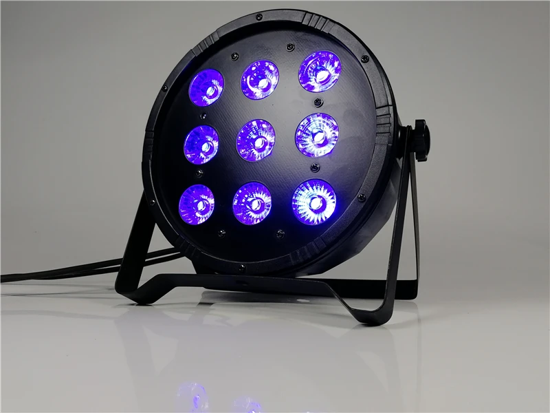 8 шт./9x12 Вт led par Светильник rgbw 4в1 плоский dmx dj вечерние красящий светильник|led lights