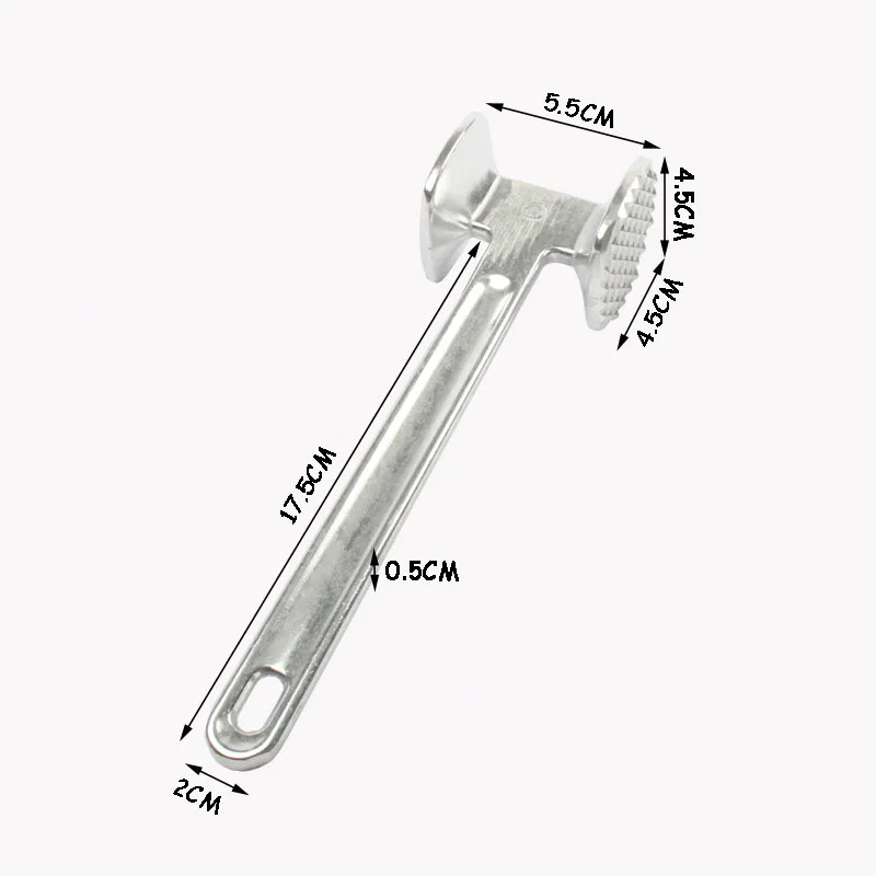 BETOHE молоток для отбивания мяса, чтобы срубить мясо свинины молоток маленький, средний, большой двойной боковой молоток алюминиевого сплава - Цвет: B
