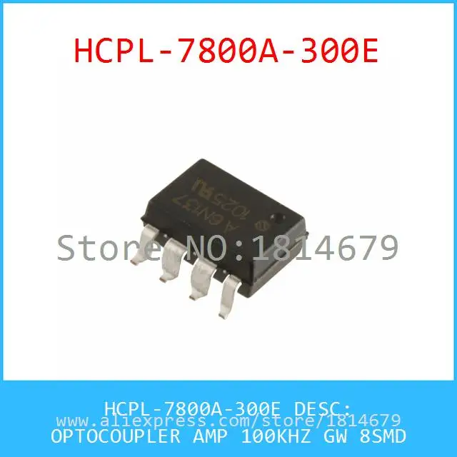 1pcs/lot Hcpl7800a300e Optocoupler Amp 100khz Gw 8smd 7800 Hcpl7800