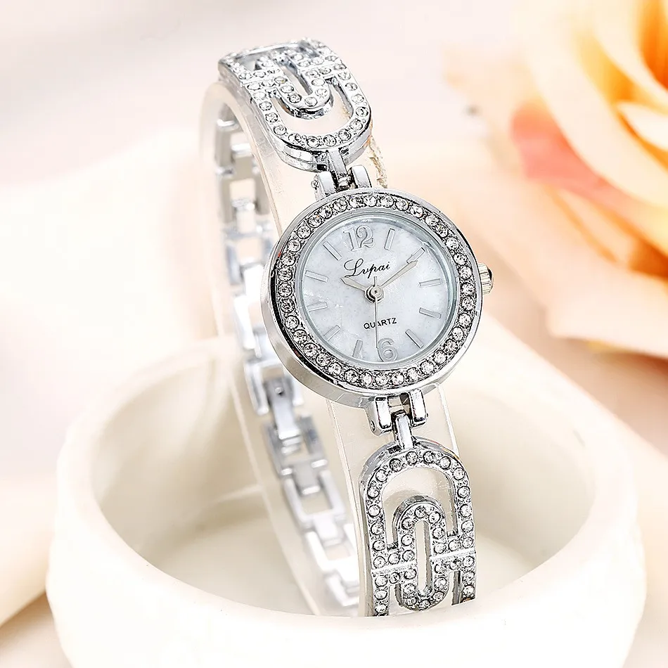 Платье наручные часы Relogio Feminino подарок Vente chaude De Mode De lux Femmes Montres Femmes браслет Montre часы Grind часы