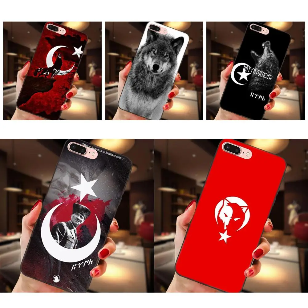 

Turkey Turkish Flag Wolf Soft Silica For Galaxy C5 C7 J1 J2 J3 J330 J5 J6 J7 J730 2017 Ace Core Duo Max Mini Plus Prime Pro