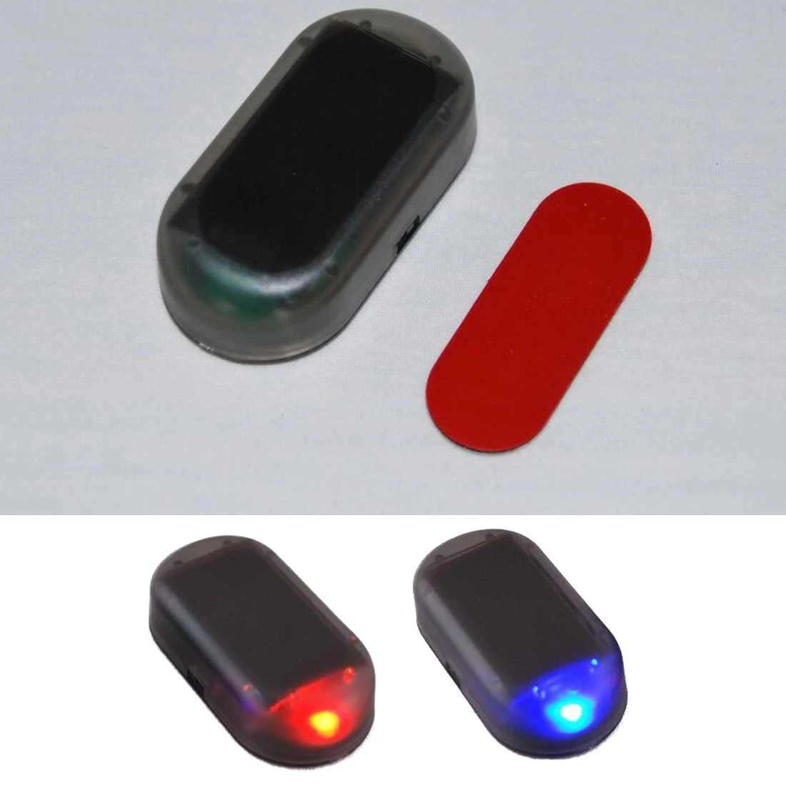 

1PCS Useful Car Simulation Alarm Led Light Security Fake Solar anti-theft Warning lights Flash Blinking Car