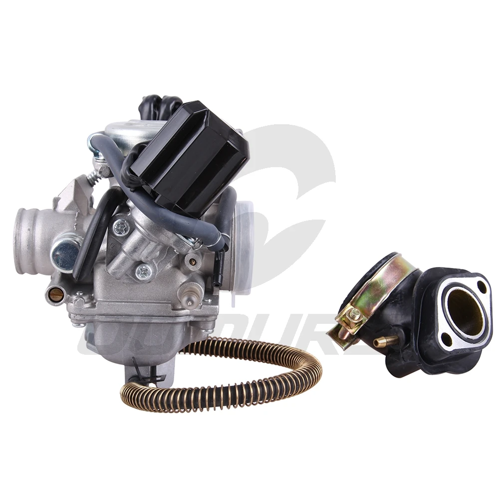 OUMURS МОТОЦИКЛ КАРБЮРАТОР впускной вакуумный коллектор для GY6 150cc Скутер мопед Go Kart Roketa SUNL BAJA KAZUMA JONWAY CARROL танк