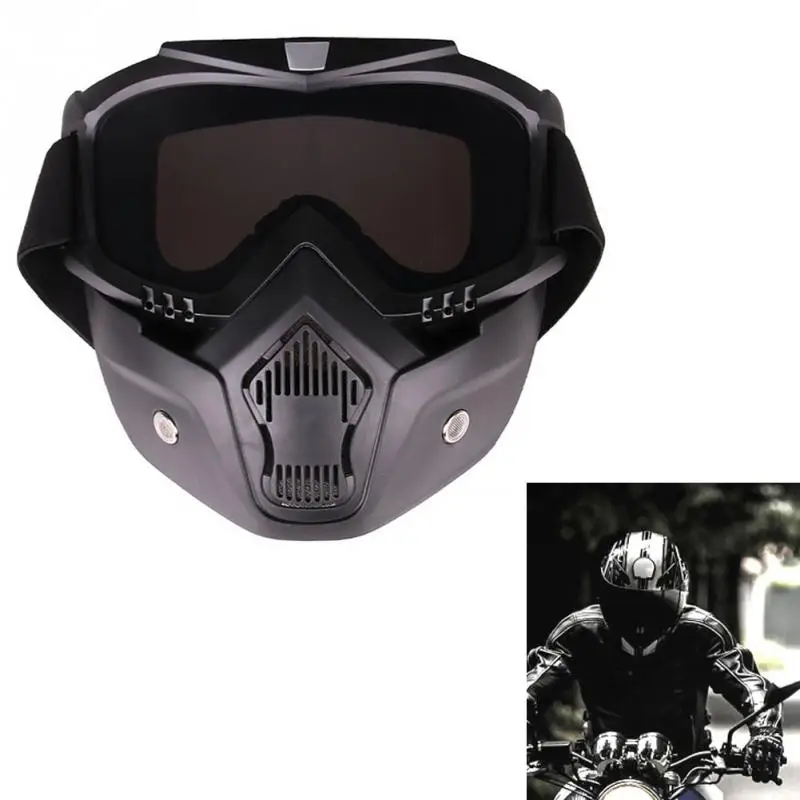 

Outdoor Unisex Motorbike Anti-impact and Anti-wind Eye Protection Goggles Mask Helmet Cycling Accessories