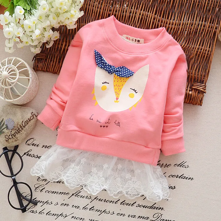 

(1piece /lot) 100% cotton 2016 Cute Little Fox baby outerwear