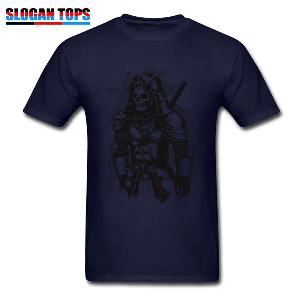 Hip hop The samurai warrior Short Sleeve VALENTINE DAY Tops Tees Discount Round Collar 100% Cotton Top T-shirts Men T Shirts The samurai warrior navy