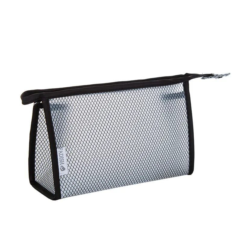 

Portable Waterproof EVA Plastic Makeup Bag Fashion Translucence Net Travel Cosmetic Case Zipper Travel Toiletry Bag