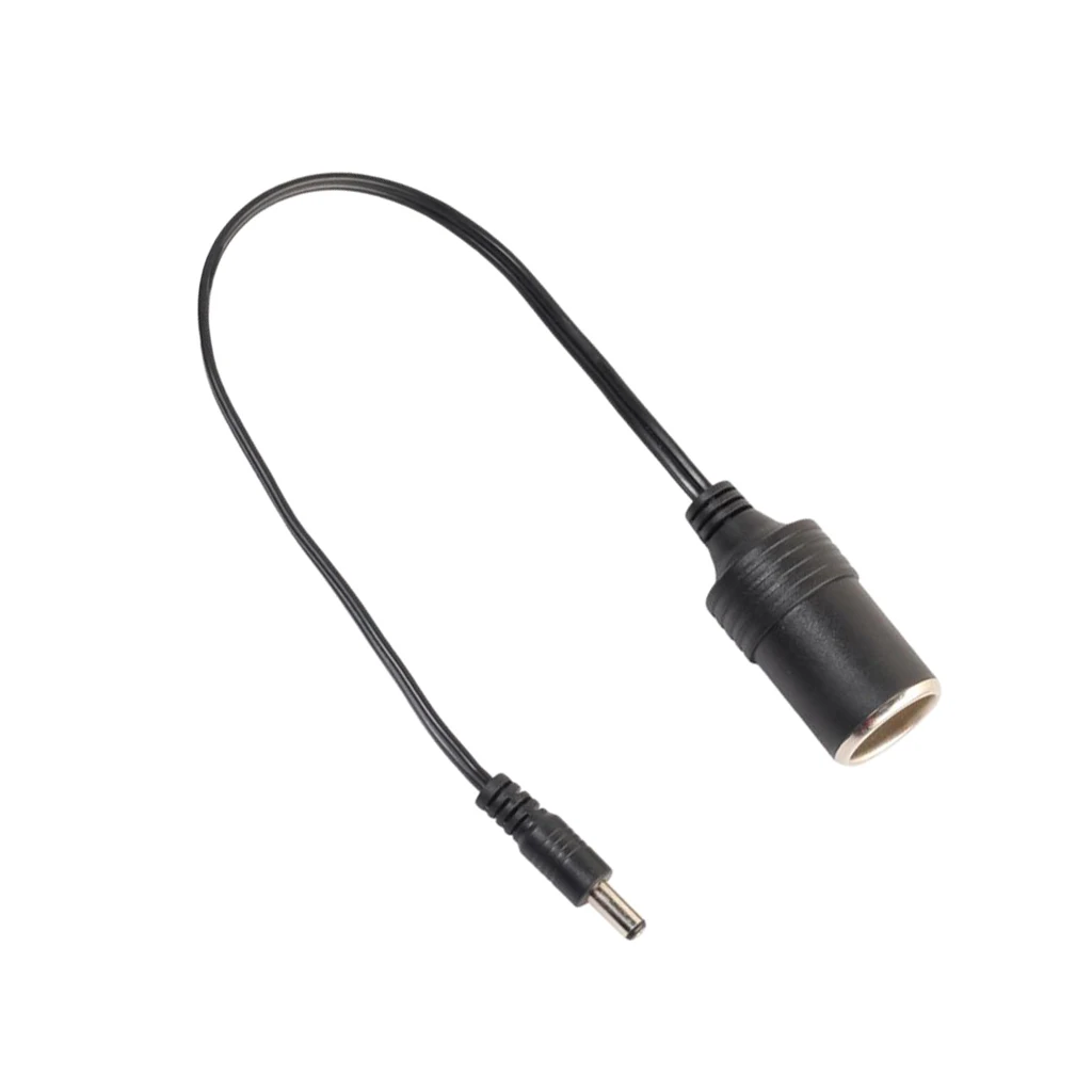 1 Piece Car Cigarette Lighter Cable Auto Lighter Socket To Male Power Switching Connector Adapter Extension Cable Black